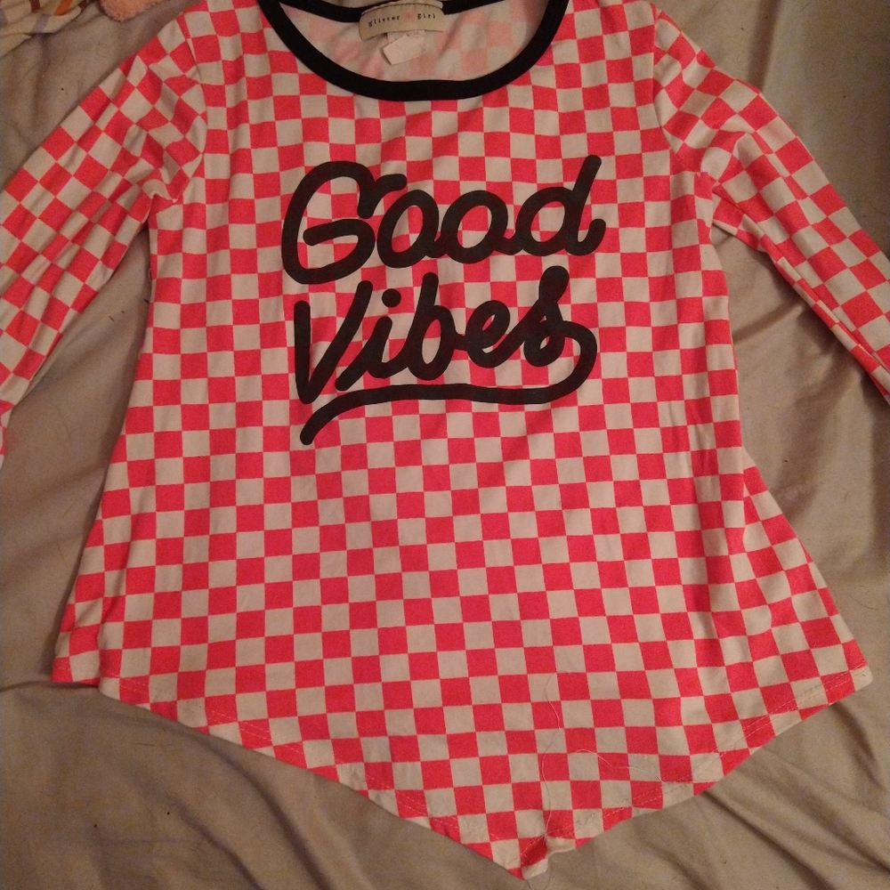 Glitter girl long sleeve shirt,
